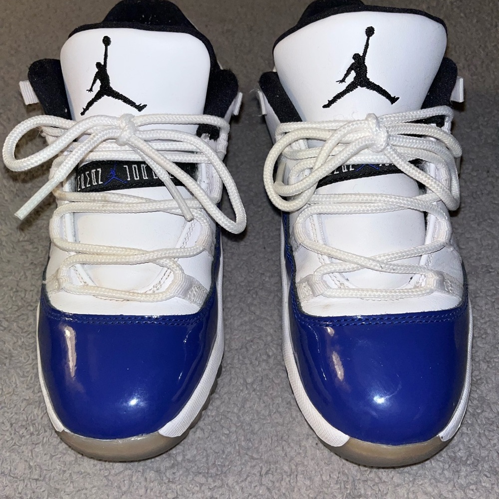 Kids Blue and White Sneakers
